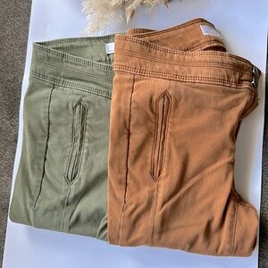 Women's LOFT, Gray Casual, Zip, Skinny Ankle Pants; Size 0P